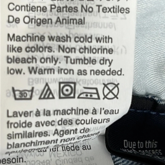 Madewell Slim Straight Embroidered Navy Dots Jeans - Size 29 - Picture 10 of 10